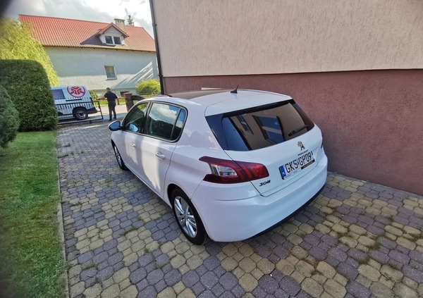 Peugeot 308 cena 25700 przebieg: 230000, rok produkcji 2014 z Kościerzyna małe 232